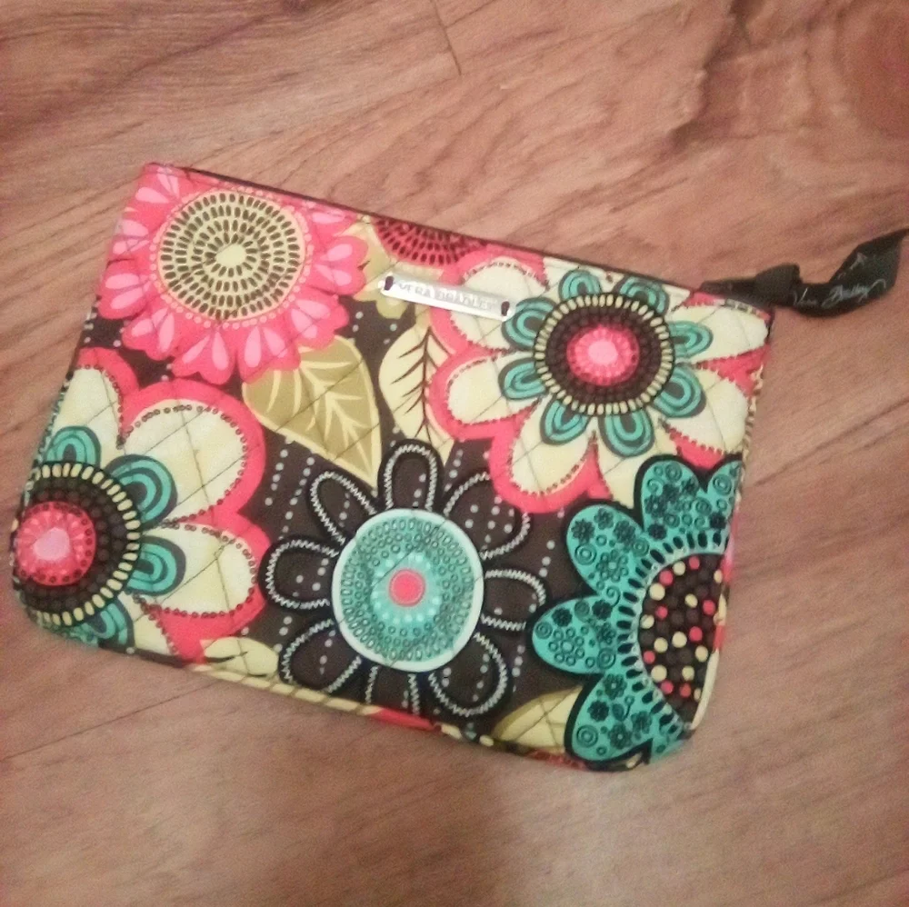 Vera Bradley Quilted Floral Cosmetic Bag